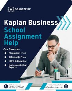 Kaplan Business School Assignment Help offers students the guidance they need to succeed in their studies. Our team provides expert assistance with various subjects, helping you understand key concepts and complete your assignments on time. Whether you need help with research, writing, or formatting, we are here to support your academic journey. Trust us to provide quality resources and expert advice, allowing you to focus on your learning and achieve your goals effectively.

Visit Now:-https://gradespire.com/kaplan-business-school-assignment-help/