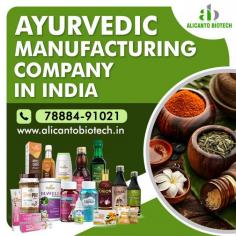 Ayurvedic Manufacturing Company in India
visit here : https://www.alicantobiotech.in/ayurvedic-manufacturing-company-in-india/
Alicanto Biotech -  Ayurvedic manufacturing company in India, committed to producing high-quality, natural healthcare products. Rooted in the ancient wisdom of Ayurveda, our innovative formulations blend tradition with modern science. We offer a wide range of herbal medicines, wellness supplements, and personal care products, all crafted using authentic ingredients sourced from nature. With a focus on quality, sustainability, and customer well-being, Alicanto Biotech is dedicated to promoting holistic health and wellness across the globe.