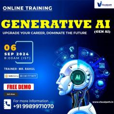 
Join Now: https://bit.ly/47gHFGo
Attend Online #FreeDemo on #GenerativeAI (GenAI) by Mr. Rahul.
Demo on: 6th SEPTEMBER, 2024 @ 8 AM (IST)
Contact us: +91 9989971070.
Visit our Blog: https://visualpathblogs.com/
WhatsApp: https://www.whatsapp.com/catalog/919989971070
Visit: https://visualpath.in/generative-ai-course-online-training.html
