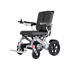 Labtron Heavy Duty Power Wheelchair is equipped with dual 250W brushless motors and a 10.4Ah lithium battery offering a range of 16 to 20 km. It has a max speed of 6 km/h and charges in 6 hours. With an electromagnetic braking system it measures 108 × 60 × 99 cm unfolded and 36 × 60 × 78 cm folded.