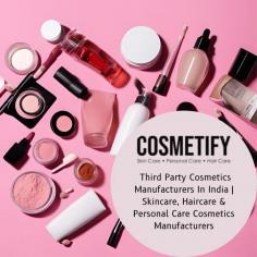 Cosmetify is one of the leading private label cosmetic manufacturers in India and has the capacity as a:

Skin Care Manufacturer
Personal Care Manufacturer
Hair Care Manufacturer
Baby Care Manufacturer