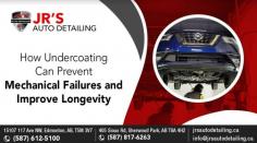 When it comes to vehicle maintenance, most people focus on engine performance, regular oil changes, and tire rotations. However, one often overlooked aspect that plays a huge role in the overall health and longevity of a vehicle is undercoating.To More:https://thebiographywala.com/undercoating-mechanical-failures-longevity/info@jrsautodetailing.ca , (587) 612-5100

#edmontonundercoating #rustguard #vehiclelongevity #undercarriageprotection #rustprevention #undercoatinginedmonton #jrsautodetailingedmonton  #jrsautodetailingsherwoodpark
