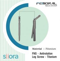 FNS Antirotation Leg Screw Titanium is intended for stabilizing different types of femoral neck fractures including basilar fractures, transcervical fractures, and subcapital fractures. These screws are known to offer good rotational and angular stability and hence, prevent displacement of fractures after surgery. Siora Surgicals Pvt. Ltd. is a world class manufacturer of an international range of trauma implants including FNS antirotation screws. You can also avail of quality OEM/contract manufacturing services from Siora across the globe. Visit:-https://www.siiora.com/product/fns-antirotation-leg-screw-titanium/