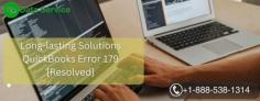 Facing QuickBooks Error 179? This error often occurs during file access or synchronization, leading to disruption. Discover the common causes and effective solutions to resolve the issue quickly, ensuring smooth operation of your QuickBooks software.