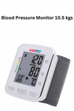 
Abimed  Blood Pressure Monitor is a portable and user-friendly device that accurately measures blood pressure using the oscillometric method. It features a pressure range of 0-300 mmHg with ±3 mmHg accuracy, a result indicator, date/time settings, and low battery detection.