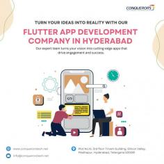 Conquerors Tech is one of the best Flutter App Development Company in Hyderabad. We are expert in developing applications for iOS and Android Platforms with Flutter & Dart Language.