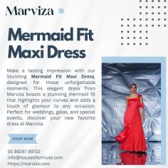 Make a lasting impression with our Stunning Mermaid Fit Maxi Dress, designed for those unforgettable moments. This elegant dress from Marviza boasts a stunning mermaid fit that highlights your curves and adds a touch of glamour to any occasion. Perfect for weddings, galas, and special events, discover your new favorite dress at Marviza.

Get more info
Email Id	info@houseofarmuse.com
Phone No	91 99297 99722	
Website	https://marviza.com/collections/dress/products/gianna