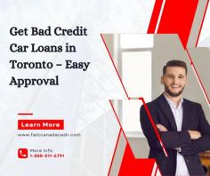 Looking for Fast Bad Credit Car Loans in Toronto? At Fast Canada Cash, we specialize in helping people with bad credit get the money they need. Whether you have a poor credit score or no credit history, our car loans offer quick approval with no credit checks required. Borrow money fast and drive away with cash in hand. Apply now for Bad Credit Car Loans Toronto and get the financial support you need without the hassle. Call 1-888-511-6791 & get more information.
