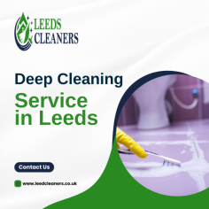 Thorough Deep Cleaning Service in Leeds

Revitalize your space with our Deep Cleaning Service in Leeds. Our comprehensive deep cleaning goes beyond surface cleaning to tackle hidden dirt and grime, ensuring every corner of your home or business is spotless. Whether for a one-time service or regular maintenance, trust Leeds Cleaners to deliver exceptional results with meticulous attention to detail. Visit to know more: https://www.leedcleaners.co.uk/leeds/deep-cleaning.php