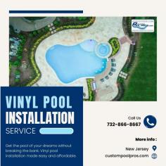 Vinyl liners have better insulation properties than concrete, which can help retain heat more effectively. This can help reduce heating costs. We at Custom Pool Pros provide vinyl pool installation in NJ where we can help you create the pool of your dreams while also saving on energy costs. Contact us for more details. 
Visit: https://custompoolpros.com/vinyl-pools/