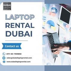 Affordable Laptop Rentals for Professionals in Dubai

If you are looking for cost-effective solutions, then Dubai Laptop Rental is the right choice. Get the best deals on Laptop Rentals in Dubai with more flexible options. For mor information, Contact us today at +971-50-7559892.

Visit: https://www.dubailaptoprental.com/laptop-rental-dubai/