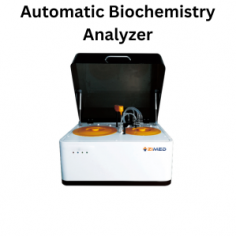 Zimed automatic biochemistry analyzer is a versatile instrument supporting various assay methods such as end point, kinetic, fixed time, and immuno-turbidimetry. It accommodates 1 to 2 reagents, operates at wavelengths from 340 nm to 810 nm, and features a halogen lamp with Teflon-coated probes equipped with liquid level and collision sensors for enhanced durability.
