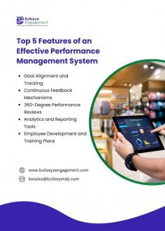 A Performance Management System is essential for organizations looking to streamline employee performance and align goals with business objectives. At Bullseye Engagement, we offer a comprehensive Performance Management System designed to facilitate continuous feedback, goal tracking, and 360-degree performance reviews. Our system enables real-time performance monitoring, data-driven decision-making, and personalized development plans for employees, ensuring continuous growth and engagement. By integrating analytics and reporting tools, our system empowers managers to assess performance trends and make informed choices. With Bullseye Engagement’s Performance Management System, companies can drive productivity, enhance employee development, and achieve organizational success.