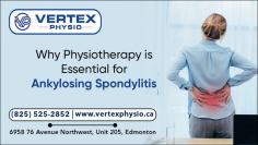 A chronic inflammatory condition called Ankylosing Spondylitis (AS), which primarily affects the spine, leads to severe back pain and stiffness. Managing AS requires a comprehensive approach, To More: https://getdailybuzzs.com/why-physiotherapy-is-essential-for-ankylosing-spondylitis-patients/ , (825) 525-2852, southclinic@vertexphysio.ca 

#backpainphysiotherapyedmonton #backpainphysiotherapynearme
#backpainphysiotherapy #sciaticaphysiotherapy #physiotherapynearme #vertexphysiotherapy, #vertexphysiotherapyedmonton #vertexphysiotherapy #physiotherapyedmonton 
