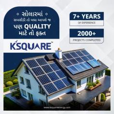 Others Offer Subsidies on Solar Installation, But Choose Ksquare for Quality

While many companies offer subsidies on solar panel installations, Ksquare stands out by providing both subsidies and high-quality products. As a leading manufacturer and supplier of solar products in Gujarat, Ksquare has completed over 2,000 installations with more than 7 years of experience in the solar industry.