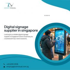 Leading Digital Signage Supplier in Singapore

Zoom Visual stands as the foremost digital signage supplier in Singapore, providing comprehensive solutions tailored to meet diverse business needs. From innovative hardware to intuitive software and exceptional support, we offer a complete package to enhance brand visibility and engagement effectively.