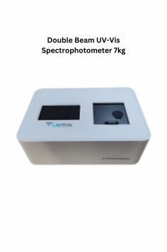 Labtron Double Beam UV-Vis Spectrophotometer offers a wavelength range of 190 to 1100 nm with 1 nm or 2 nm spectral bandwidth options. Equipped with a silicon photocell detector and a Czerny-Turner monochromator, it ensures high accuracy and reliable performance for precise measurements.