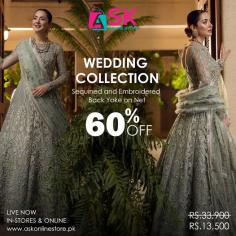 Discover the perfect wedding ensemble at our exclusive sale! Enjoy a 60% discount on our stunning Crimson collection. 