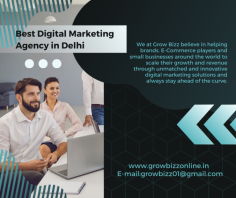 Growbizzonline is a Best Digital Marketing Agency in Delhi, that provide best SMO Services. Contact Us Right Now to Get Best Results in Delhi

https://growbizzonline.in/best-digital-marketing-agency-in-delhi/  