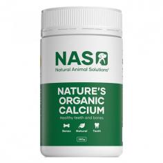 Natural Animal Solutions Nature’s Organic Calcium is the only organic calcium that contains naturally available zinc, magnesium, selenium, boron iron and other essential nutrients for maximum absorption for strong healthy bones and teeth. Nature’s Organic Calcium contains bio available nutrients for easy absorption. The low dosage of this supplement makes it easy to serve small animals or fussy eaters.
