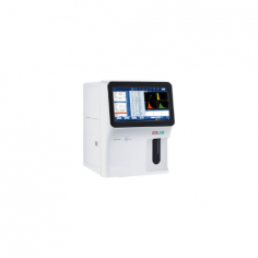 Ezilab Hematology Analyzer  is an advanced 5-part differential analyzer providing high-quality CBC results. It requires only 20 µl for CBC+DIFF and 10 µl for CBC, performing 60 tests/hour with 29 parameters, a large touchscreen, and 100,000 result storage.