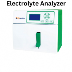 Zimed Electrolyte Analyzer employs the Ion Selective Electrode (ISE) method, offering an impressive output of 60 tests per hour with a minimal sample volume of 100 µl. Featuring high-performance electrodes and automatic sample loading, it ensures efficient and precise measurements in every analysis.
