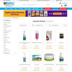 Shop effective cat wound repair products at VetSupply Australia. From antiseptic creams to wound sprays, ensure fast healing and protection for your cat. Get quality care solutions with quick delivery and affordable prices.