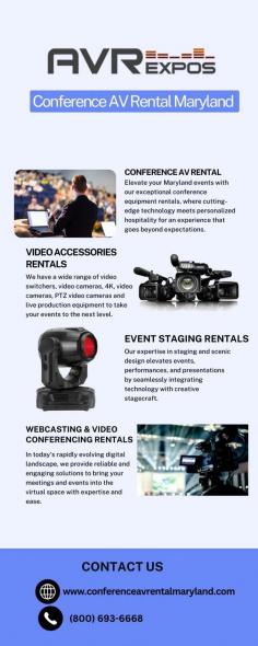 Elevate your Maryland events with our exceptional conference equipment rentals, where cutting-edge technology meets personalized hospitality for an experience that goes beyond expectations.