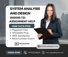 Get reliable and affordable assistance with your System Analysis and Design (HI5030 T2) assignments at Gradespire. Our experts provide quality guidance to help you achieve academic success and complete your tasks on time.
Visit Now:-  https://gradespire.com/system-analysis-and-design-hi5030-t2-assignment-help/