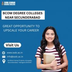 Siva Sivani Degree College is a highly regarded institution among BCom degree colleges near Secunderabad. With its commitment to academic excellence, experienced faculty, and modern facilities, the college offers a comprehensive BCom program, providing students with a strong foundation in commerce and business studies for successful career opportunities in the corporate world.