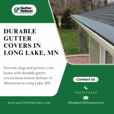 Do you need durable gutter covers in Long Lake, MN? Gutter Helmet of Minnesota offers top-quality solutions to keep your gutters free of debris and clogs. Our innovative designs ensure your gutters function effectively while enhancing the aesthetic appeal of your home. With our reliable installation and exceptional customer service, you can enjoy peace of mind knowing your gutters are protected. Contact us today for a free estimate!