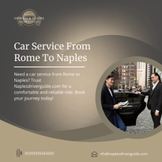 Car Service From Rome To Naples with professional drivers

Our drivers are happy to offer you a private Car service from Rome to Naples. Naples Driver and Guides takes care of all your driving needs so you can do the relaxing. As a first-time traveler, you can rest assured that your trip to Naples will leave much impact on you and you will go home with excellent memories. Take advantage of our Car service from Rome to Positano and you will avoid inconvenience associated with public transportation. Reserve a tour today and we will make things easy for you. 