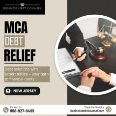 Small businesses that deal with Merchant Cash Advances (MCAs) often face high interest rates and strict repayment schedules. Consequently, they may encounter cash flow problems and a heightened risk of default. Business Debt Counsel provides MCA debt relief by negotiating with lenders to restructure or reduce the debt. Contact us today for assistance!