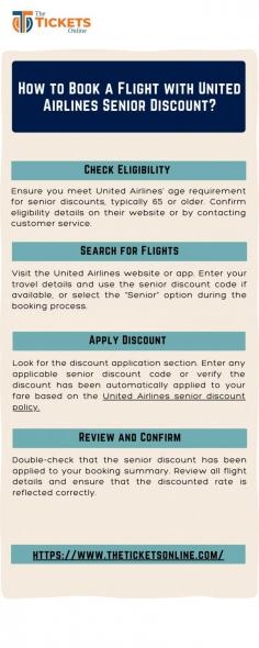 Discover United Airlines' senior discount policy and enjoy affordable travel. Learn about eligibility, benefits, and how to apply for senior discounts on United Airlines flights. Find out how to save on your next journey with exclusive deals for senior travelers.