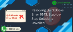 QuickBooks Error 6143 typically occurs when opening a company file or during a backup process. It is caused by damaged or corrupt company files, improper installation, or system-related issues. To resolve this, start by running the QuickBooks File Doctor to repair file damage. Ensure that your system is virus-free and update QuickBooks to the latest version. If the issue persists, manually rename the .ND and .TLG files, then restart QuickBooks. Finally, try restoring your company file from a backup. Following these steps should effectively resolve QuickBooks Error 6143 and help maintain smooth business operations.






