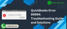 QuickBooks Error 99994 is a runtime issue that can result from corrupted files or system conflicts. Learn how to troubleshoot and resolve it effectively.