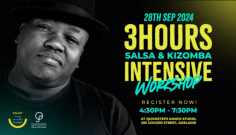 Join us on September 28, 2024, for a 3-hour Kizomba & Salsa dance intensive workshop with Mutati! Perfect for all levels, this workshop will focus on enhancing your technique and connection in both styles. Whether you're new or experienced, Mutati’s expert guidance will help you improve and enjoy the music. Don’t miss this chance to dance, learn, and have fun! Book your spot now!
https://www.quicksteps.com.au/events/3-hours-salsa-kizomba-intensive-workshops-with-mutati-28-9-2024/
