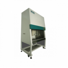 Labtro Class II Safety Cabinet ensures 100-grade air cleanliness with ≤0.5 bacteria/utensil, noise levels ≤62 dB, and adjustable airflow of 0.25-0.45 m/s, featuring a 30% exhaust rate. Key features include an airtight design, UV lighting,  and a HEPA filter to enhance safety.