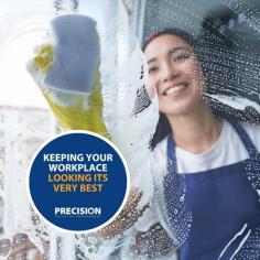 Keep your workspace spotless and efficient with Precision Facilities Management Cleaning Services. From customized cleaning plans to top-notch hygiene standards, we ensure your business shines. Trust Precision FM for a cleaner, healthier environment. 
