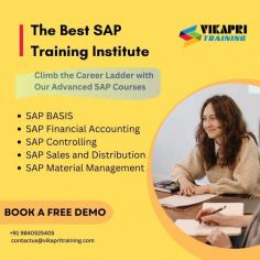 Get the best SAP Training in Chennai with advanced One-on-One training sessions and real-time projects by our experts. Complete the course in 45 days with Certification and Placement assistance. We provide weekdays & weekend classes at your flexible time at an affordable fee.

https://www.vikapritraining.com/sap-training-in-chennai/
