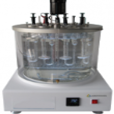 Labotronics Kinematic viscosity bath is a manual tester integrated with a stainless-steel clamp to reduce temperature drift. It offers humidity ≤ 85% with a 20°C to 100°C temperature range. It complies with ASTM D445 standards with LED light for illumination.