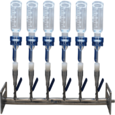 Labtron Manifold Vacuum Filtration Unit features a borosilicate glass filter head with six 300-ml branch-type funnels, offering convenient simultaneous filtration of multiple samples. Constructed from high-quality toughened glass, the unit has a pore size of 20 µm for effective filtration.