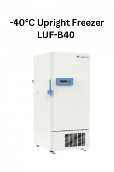 Labtron -40°C Upright Freezer with 528L capacity, 234 kg net weight. Features international compressor, EBM fan, finned condenser, manual defrost, R290 refrigerant. Efficient and eco-friendly.
