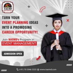 Career Opportunity in Event Planning and Management Program

As an event manager, you get to expand your creative vision and see an idea go from a Concept to Execution and then a reality! 