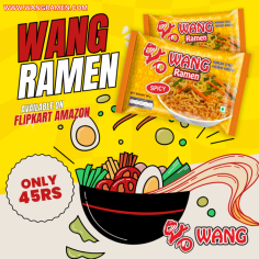 Wang Ramen Spicy Flavor offers a bold and fiery kick, perfect for those who love heat in their noodles. Made with premium ingredients, this Korean-style instant ramen delivers rich, savory flavors with just the right amount of spice. Enjoy a quick, satisfying meal that’s full of authentic Korean taste in every bite!

For More Information: https://wangramen.com/