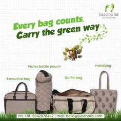 Every bags count carry the green way 