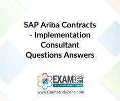 Examstudyzone.com is the place to go to get answers to all of your queries regarding SAP Ariba Contracts. Our extensive study materials and experienced advice can help you achieve success on your examination.

https://examstudyzone.com/course/sap-ariba-contracts-valid-questions