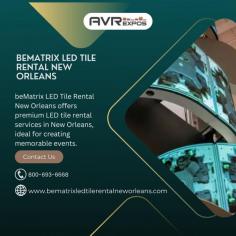 beMatrix LED Tile Rental New Orleans offers premium LED
tile rental services in New Orleans, ideal for creating memorable
events.