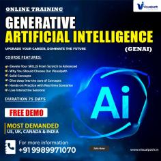 Visualpath Generative AI Training (worldwide) is designed for both beginners and professionals.Through our Gen AI Online Training learn fundamentals of AI and machine learning, introducing key concepts and tools like neural networks, Generative Adversarial Networks (GANs), and Variational Autoencoders (VAEs).
Attend a Free Demo Call At +91-9989971070
Visit: https://visualpath.in/generative-ai-course-online-training.html

