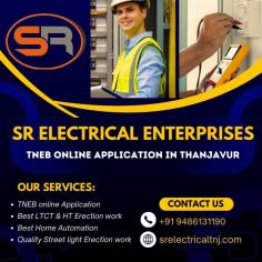 SR Electrical stands out as a premier provider of electrical services, renowned for its reliability and professionalism. With a team of highly skilled and licensed electricians, SR Electrical delivers top-notch solutions for residential, commercial, and industrial needs. Top Electrical Contractors in Thanjavur -Their comprehensive services range from routine maintenance and repairs to complex installations and upgrades. SR Electrical is committed to safety, quality, and customer satisfaction, ensuring every job is completed to the highest standards. Their prompt response times, transparent pricing, and dedication to excellence make SR Electrical a trusted choice for all your electrical needs.
Contact us: 104, Ave Maria Complex, VOC Nagar, Trichy Main Road, and Thanjavur – 613 007

